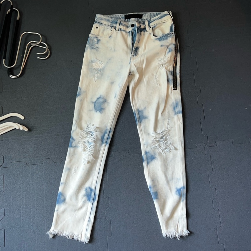 Almost New Alexander Wang Acid Wash Denim Jeans